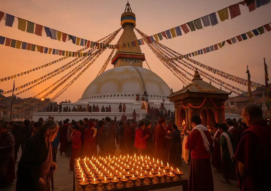 What Buddhist Festivals Are Celebrated at Boudhanath?