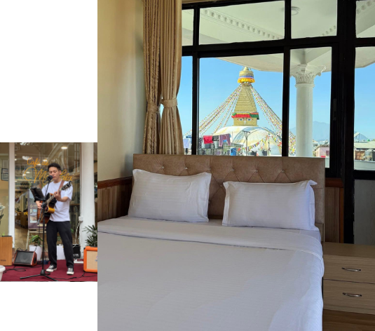 Boudha Stupa view from BMH